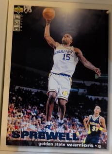 1995-96 Collector's Choice #229 Latrell Sprewell — front