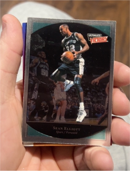 1999-00 Upper Deck Ultimate Victory #73 Sean Elliott — front