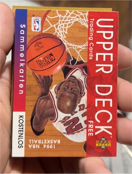 1993-94 Upper Deck German #NNO Michael Jordan Chicago Bulls — front