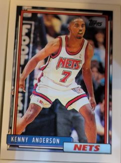 1992-93 Topps #95 Kenny Anderson — front