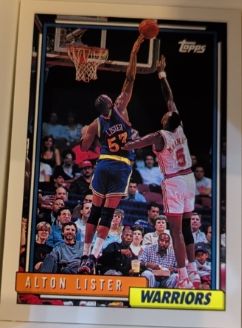 1992-93 Topps #16 Alton Lister — front