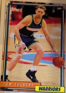 1992-93 Topps #81 Tom Tolbert — front