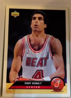 1992-93 Upper Deck McDonald's #P23 Rony Seikaly — front