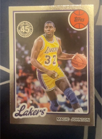 2025-26 Topps #80BK-3 Magic Johnson 1980-81 Topps Basketball 45th Anniversary — front