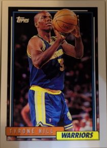 1992-93 Topps #162 Tyrone Hill — front