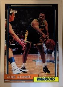 1992-93 Topps Gold #316 Victor Alexander — front