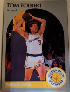 1990-91 Hoops #121 Tom Tolbert — front