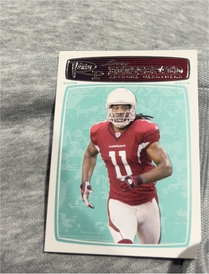 2008 Topps Rookie Progression #143 Larry Fitzgerald — front