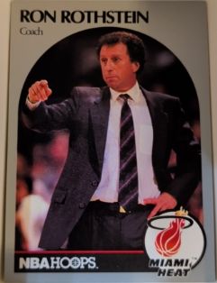 1990-91 Hoops #318 Ron Rothstein Miami Heat — front