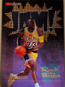 1995-96 Hoops #381 Cedric Ceballos Rock The House — front
