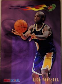 1995-96 Hoops #392 Nick Van Exel — front