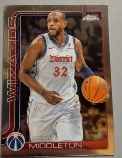 2025-26 Topps Chrome #204 Khris Middleton — front