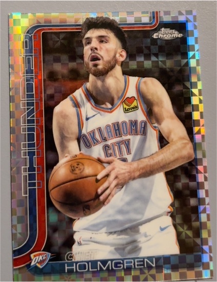 2025-26 Topps Chrome #134 Chet Holmgren — front