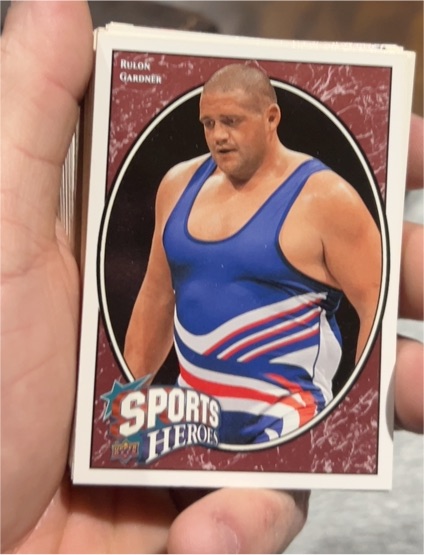 2008 Upper Deck Heroes #258 Rulon Gardner — front