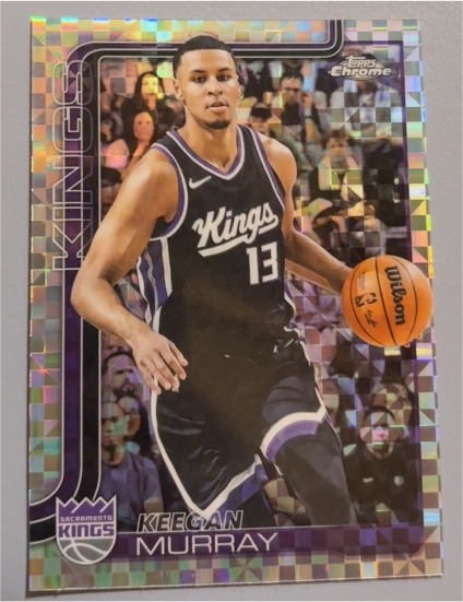 2025-26 Topps Chrome #227 Keegan Murray — front