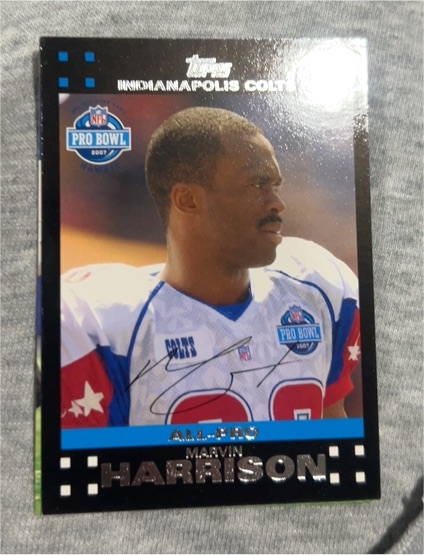 2007 Topps #406 Marvin Harrison — front