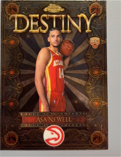 2025-26 Topps Chrome Destiny #D-19 Asa Newell — front