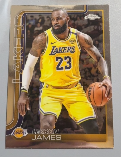 2025-26 Topps Chrome #127 LeBron James — front