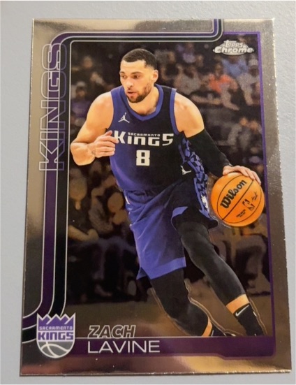 2025-26 Topps Chrome #232 Zach LaVine — front