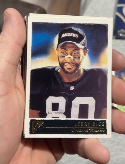 2001 Topps Gallery #20 Jerry Rice — front