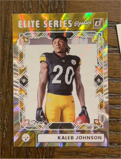 2025 Donruss Elite Series Rookies #ESR-KJN Kaleb Johnson — front