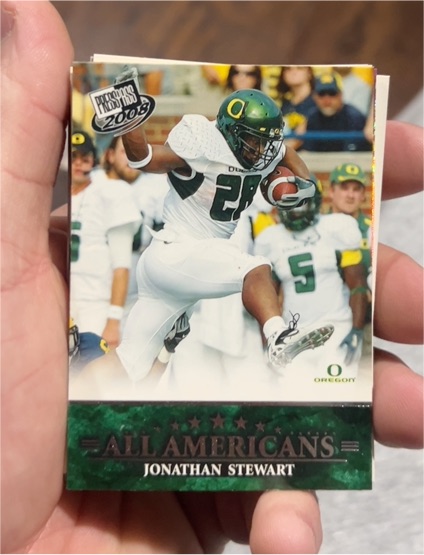 2008 Press Pass #88 Jonathan Stewart — front