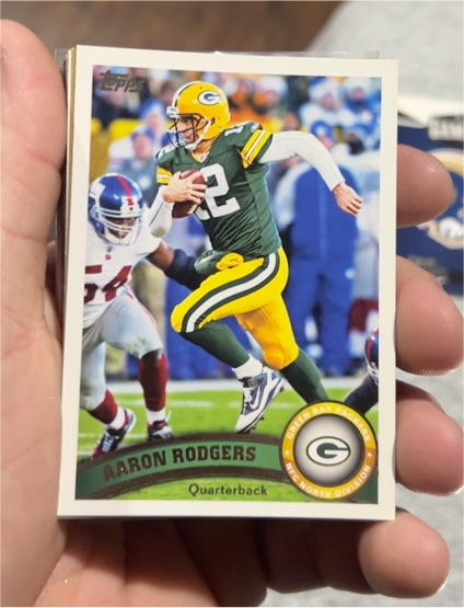2011 Topps #1a Aaron Rodgers — front