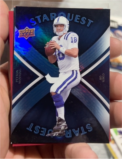 2008 Upper Deck Starquest #SQ25 Peyton Manning — front