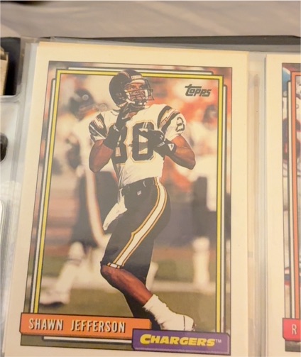 1992 Topps #622 Shawn Jefferson — front