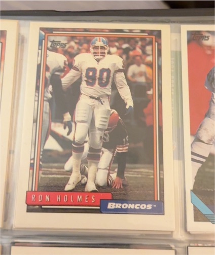1992 Topps #340 Ron Holmes — front