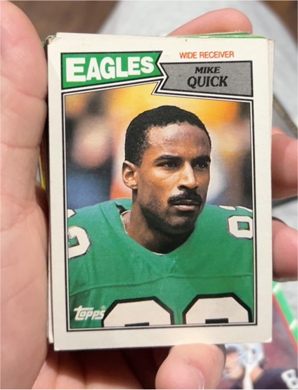 1987 Topps #298 Mike Quick — front