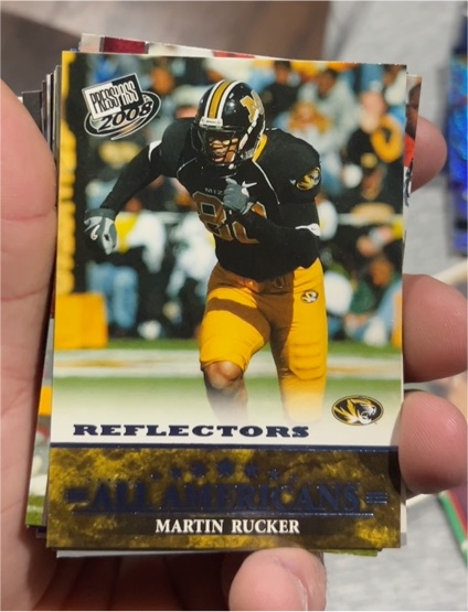 2008 Press Pass All Americans Blue Reflectors #83 Martin Rucker — front