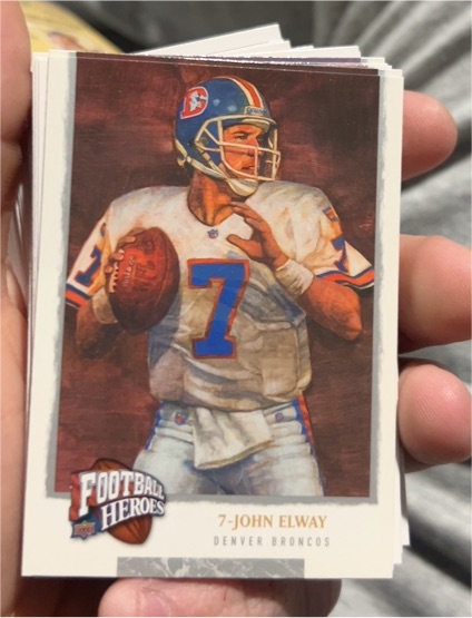 2008 Upper Deck Football Heroes #231 John Elway — front