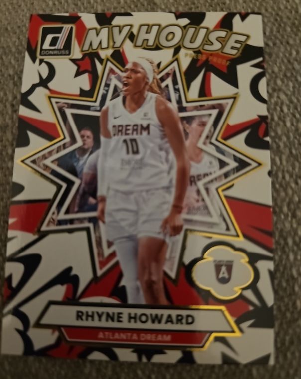 2025 Donruss WNBA #16 Rhyne Howard My House — front