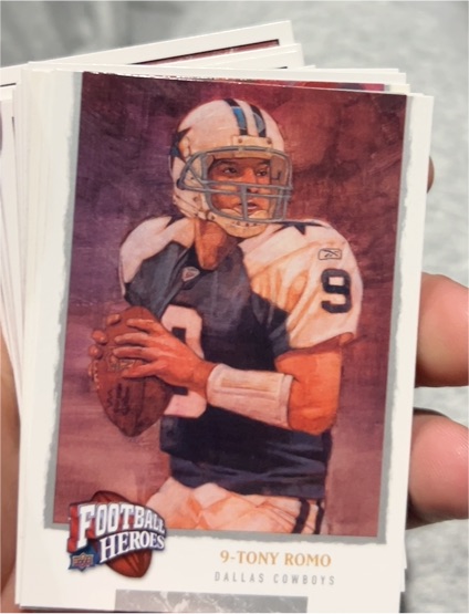 2008 Upper Deck Football Heroes #9 Tony Romo — front