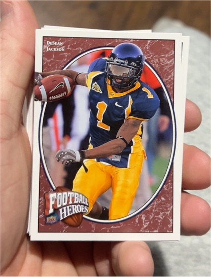 2008 Upper Deck Football Heroes #138 DeSean Jackson — front