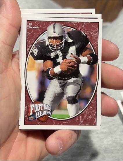 2008 Upper Deck Football Heroes #208 Bo Jackson — front