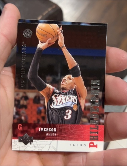 2002-03 Upper Deck UD Superstars #187 Allen Iverson — front