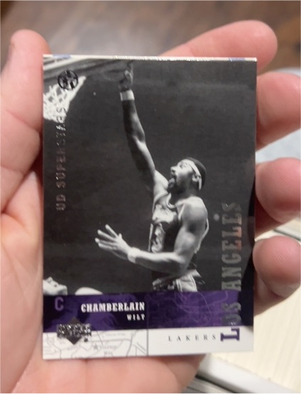 2002-03 Upper Deck UD SuperStars #121 Wilt Chamberlain — front
