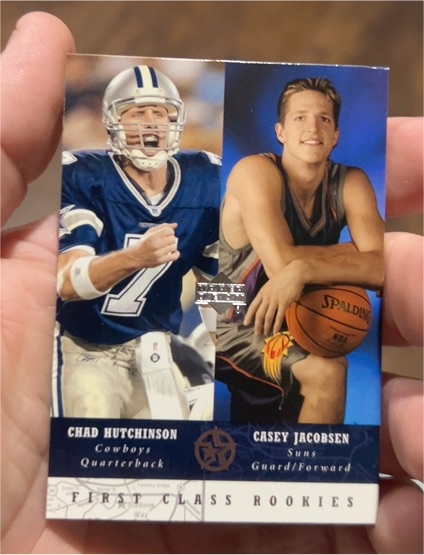 2002-03 Upper Deck SuperStars #264 Chad Hutchinson / Casey Jacobsen — front