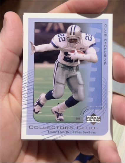 2002 Upper Deck Collectors Club #NFL8 Emmitt Smith — front