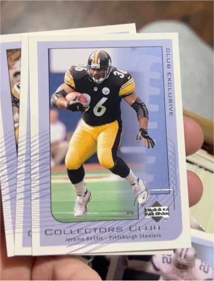 2002 Upper Deck Collectors Club #NFL6 Jerome Bettis — front