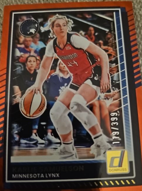 2025 Donruss WNBA #50 Karlie Samuelson Minnesota Lynx — front