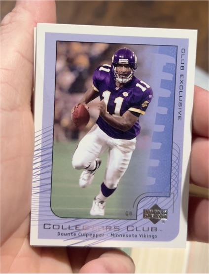 2002 Upper Deck Collector's Club #NFL4 Daunte Culpepper — front