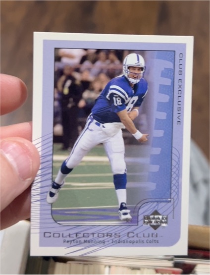 2002 Upper Deck Collector's Club #NFL1 Peyton Manning — front