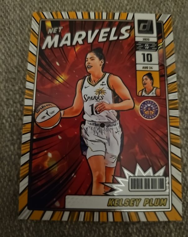 2025 Panini Donruss WNBA Net Marvels #3 Kelsey Plum — front