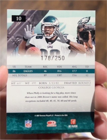 2007 Donruss #10 Tim Brown — front