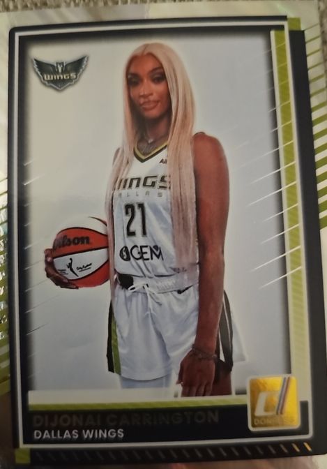 2025 Donruss WNBA #27 DiJonai Carrington — front