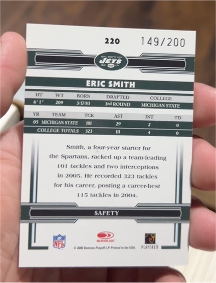2006 Donruss #220 Eric Smith — front