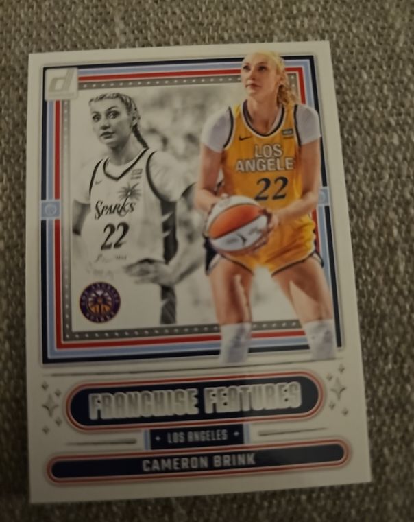 2025 Panini Donruss WNBA #2 Cameron Brink Franchise Features — front